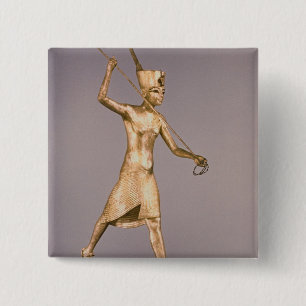 Der Harpooner, vom Grab von Tutankhamun Button