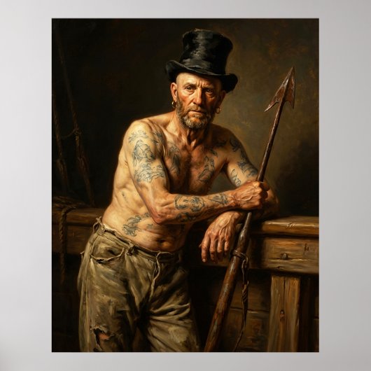 Der Harpunierer Poster (Vorne)