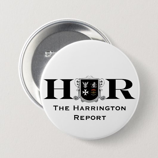 Der Harrington Berichts-Knopf Button (Vorne & Hinten)