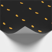 Der harte Blick auf die goldene Bombay-Katzenaugen Geschenkpapier (Ecke)