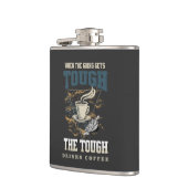 Der harte Drink Coffee Fun Good Vibes Free Spirit Flachmann (Links)