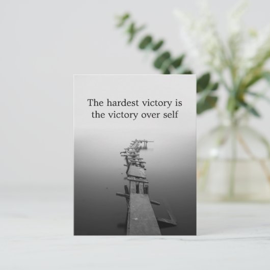 Der härteste Sieg Postkarte (Stehend Vorderseite)