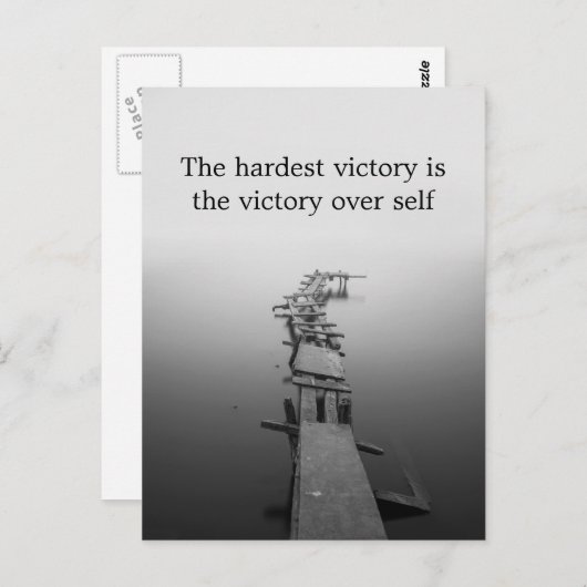 Der härteste Sieg Postkarte (Vorne/Hinten)