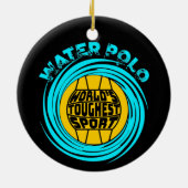 Der härteste Sport der Welt Keramik Ornament (Hinten)