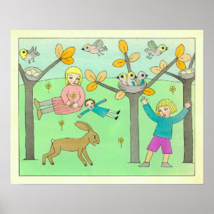 Der Hase, der lachte, bis sein Lip platzte Poster