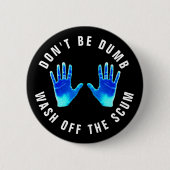 Der Hase-Hand-Waschstopp Button (Vorderseite)