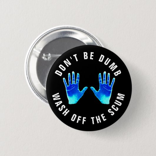 Der Hase-Hand-Waschstopp Button (Vorne & Hinten)