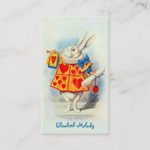 Der Hase in Alice im Wunderland ~ Visitenkarte