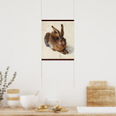 DER HASE ( Junger Hase ) Poster (Küche)