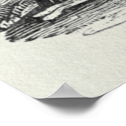 Der Hase Poster (Ecke)