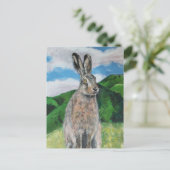 Der Hase Postkarte (Stehend Vorderseite)