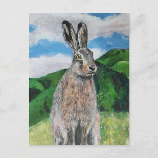 Der Hase Postkarte (Vorderseite)