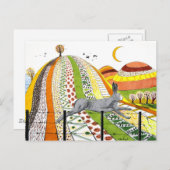 Der Hase Postkarte (Vorne/Hinten)