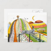 Der Hase Postkarte (Vorne/Hinten)