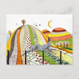 Der Hase Postkarte