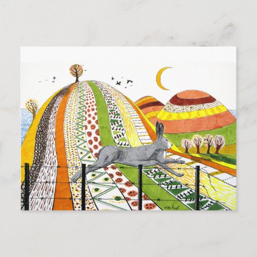 Der Hase Postkarte (Vorderseite)