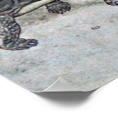 Der Hase und die Tortoise Poster (Ecke)