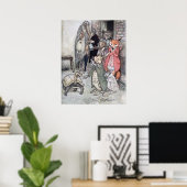 Der Hase und die Tortoise Poster (Heimbüro)