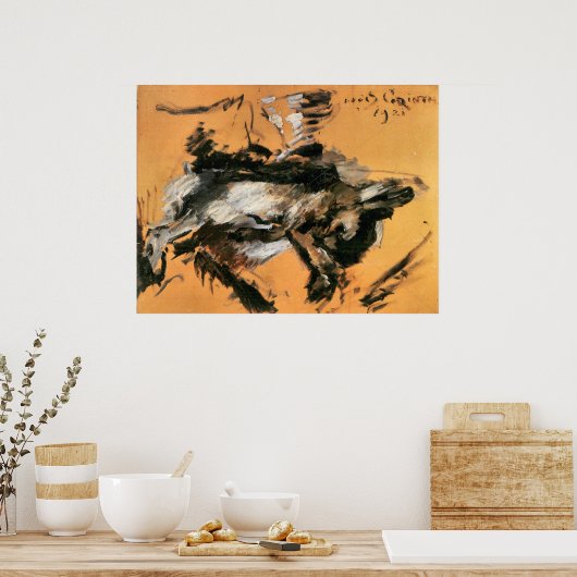 Der Hase von Lovis Corinth Poster (Küche)