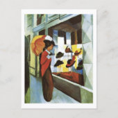 Der Hat Shop August Macke Postkarte (Vorderseite)
