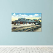 Der Hauptbahnhof Leinwanddruck (Insitu (Holzboden))