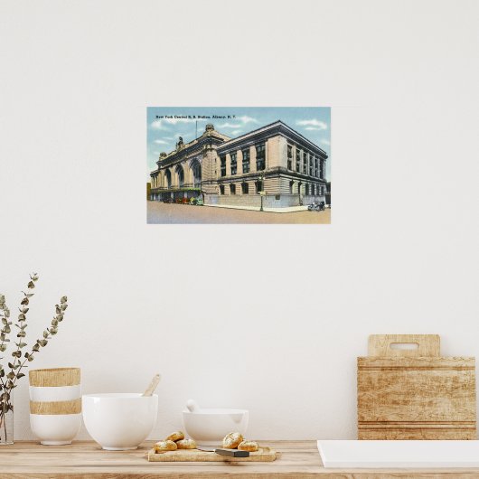 Der Hauptbahnhof NY Nr. 2 Poster (Küche)