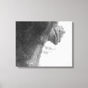 Der Hauptfelsen des Frosches auf Leinwanddruck