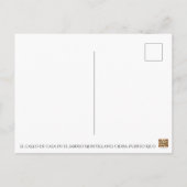 Der Haushahn Postkarte (Rückseite)