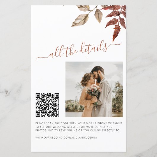 Der Haushalt fällt alle in einer QR-Einladung (Rückseite)