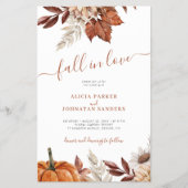 Der Haushalt fällt in Liebe, alles in einer Hochze Flyer (Vorne)