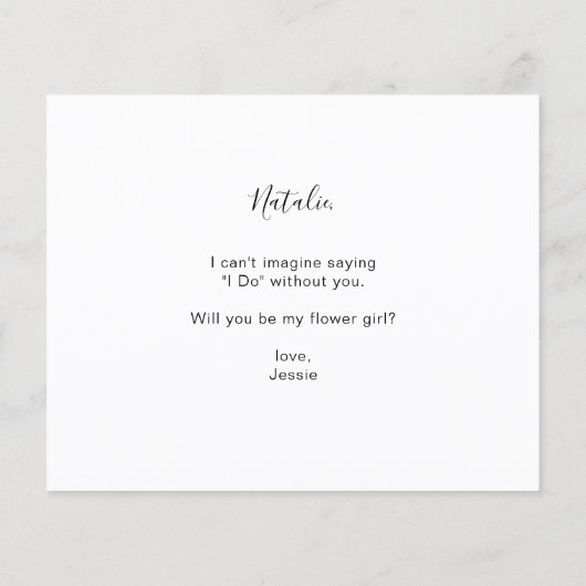 Der Haushalt ist mein Vorschlag für ein kleines Fo (Rückseite)