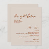 Der Haushalt ruiniert vor dem Abendessen der Probe (Vorne/Hinten)