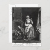 Der Haushälterin Postkarte (Vorne/Hinten)