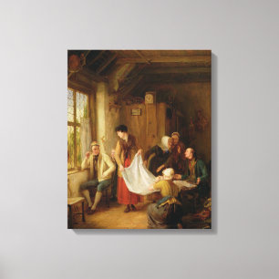 Der Hausierer, 1814 (Öl auf Platte) Leinwanddruck