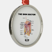Der Haut-Doktor ist in (Anatomie-Dermatologie) Silbernes Ornament (Rechts)