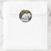 Der Hawkesfall im Herbst Runder Aufkleber (Tasche)