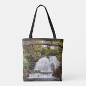 Der Hawkesfall im Herbst Tasche (Rückseite)