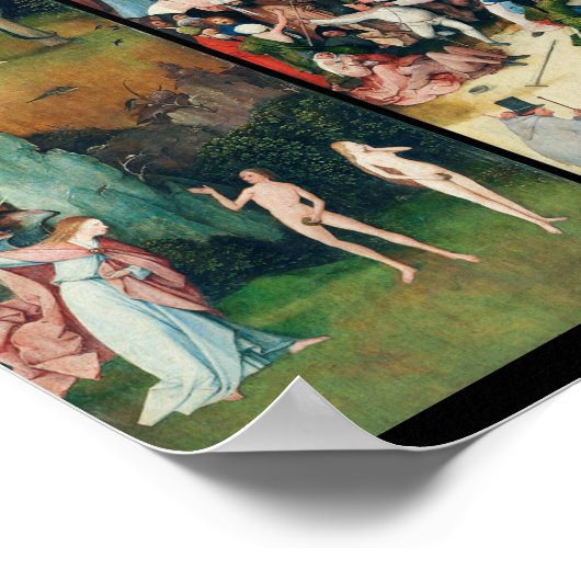 Der Hay Wagon, Bosch Poster (Ecke)