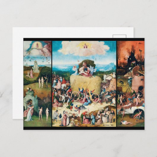 Der Hay Wagon, Bosch Postkarte (Vorne/Hinten)