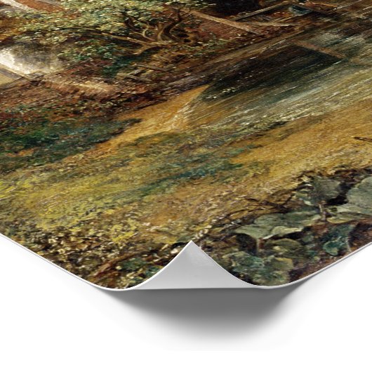 Der Hay Wain, 1821 Poster (Ecke)