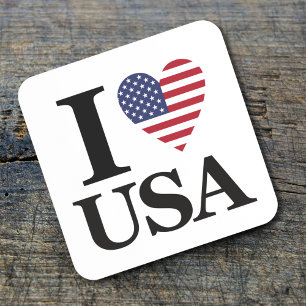 Der "Heart of America"-Getränkeuntersetzer Getränkeuntersetzer
