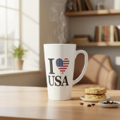 Der "Heart of America"-Latte-Mug Milchtasse