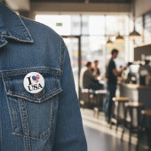 Der "Heart of America"-Statement-Button Button