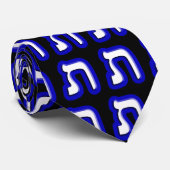 Der hebräische Brief Tav Krawatte (Gerollt)