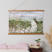 Der Hecken-Schicht-Geist Wandteppich Mit Holzrahmen (Schlafzimmer)