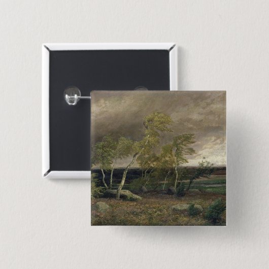 Der Heide in einem Sturm, 1896 Button (Vorne & Hinten)