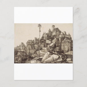 Der Heilige Antonius liest von Albrecht Dürer Flyer