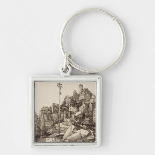 Der Heilige Antonius liest von Albrecht Dürer Schlüsselanhänger