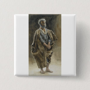 Der heilige Apostel Petrus von James Tissot Button