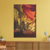 Der Heilige Augustinus, der als Bischof ordiniert  Leinwanddruck (Insitu (Wohnzimmer))